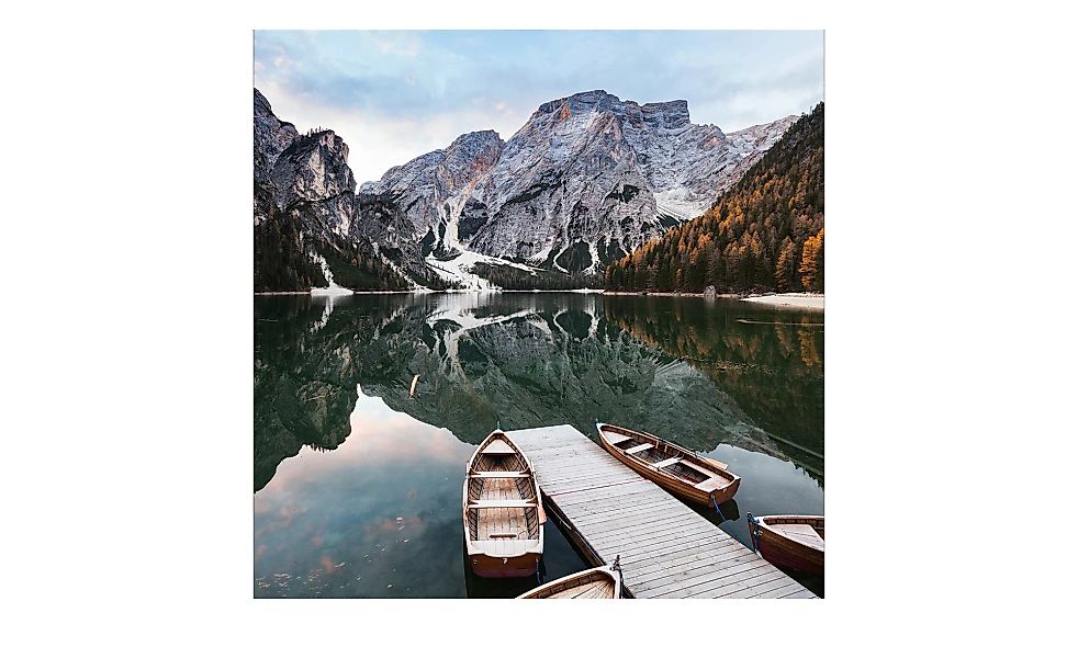 Glasbild 50x50 cm  Wildsee I - 50 cm - 50 cm - Sconto günstig online kaufen