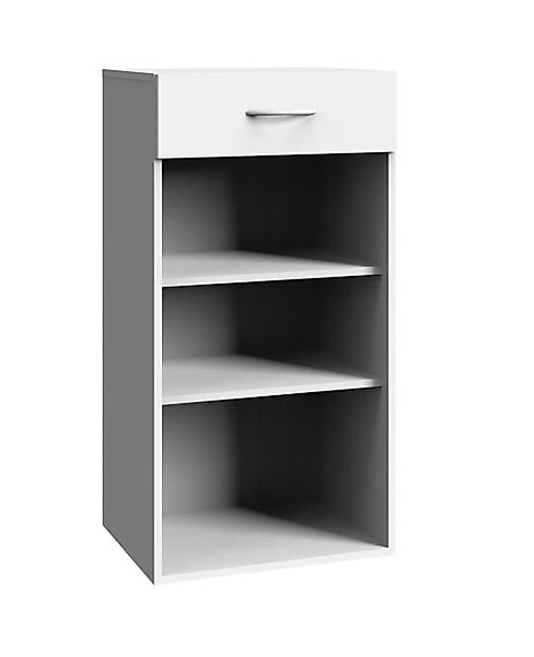 Regal Breite ca. 45 cm mit Schubkasten MULTIRAUMKONZEPT von Wimex / Weiß günstig online kaufen