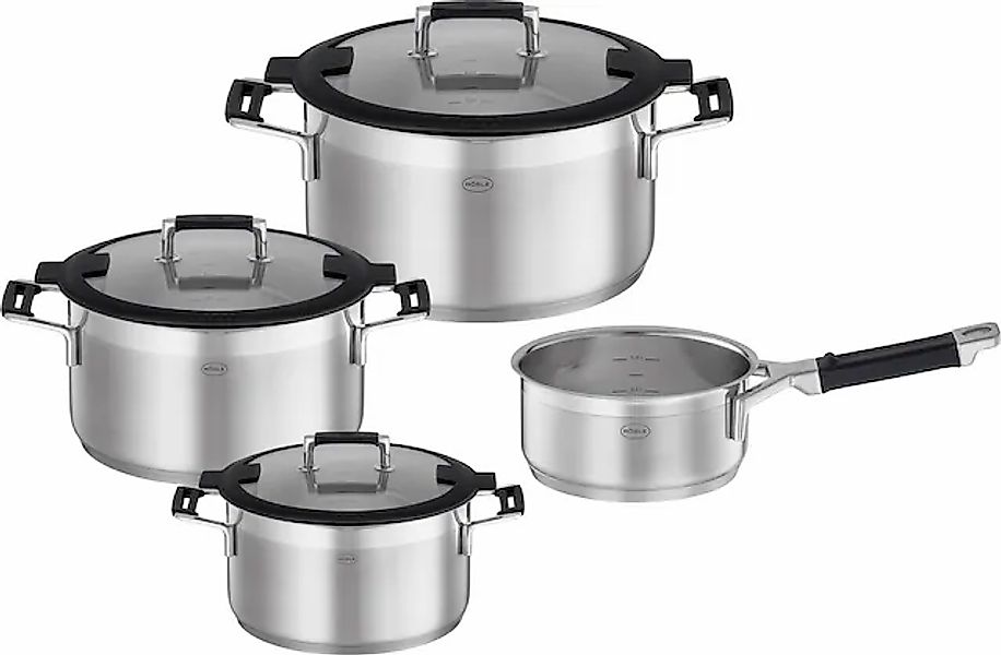RÖSLE Topf-Set »SILENCE PRO« Edelstahl 18/10 Set, je 1 Kochtopf Ø 16/20/24 günstig online kaufen