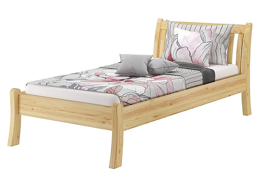 ERST-HOLZ Bett Holzbett Hohe Sitzkante Kiefer günstig online kaufen