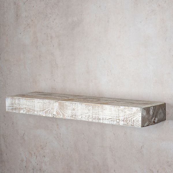 Levandeo® Wandregal, levandeo Wandregal Holz Massiv günstig online kaufen