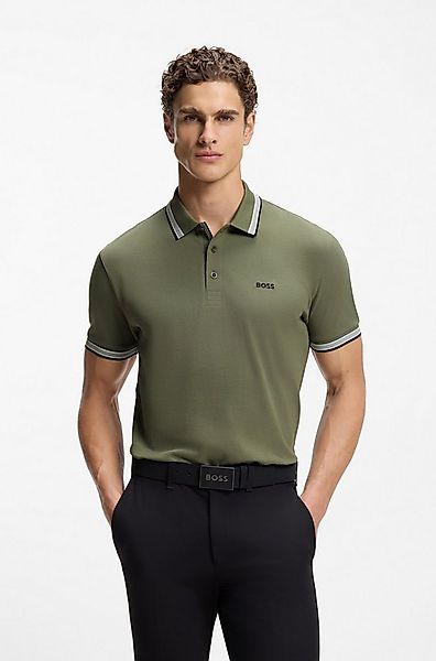 BOSS GREEN Poloshirt Paddy mit kontrastfarbenen Streifen am Kragen günstig online kaufen