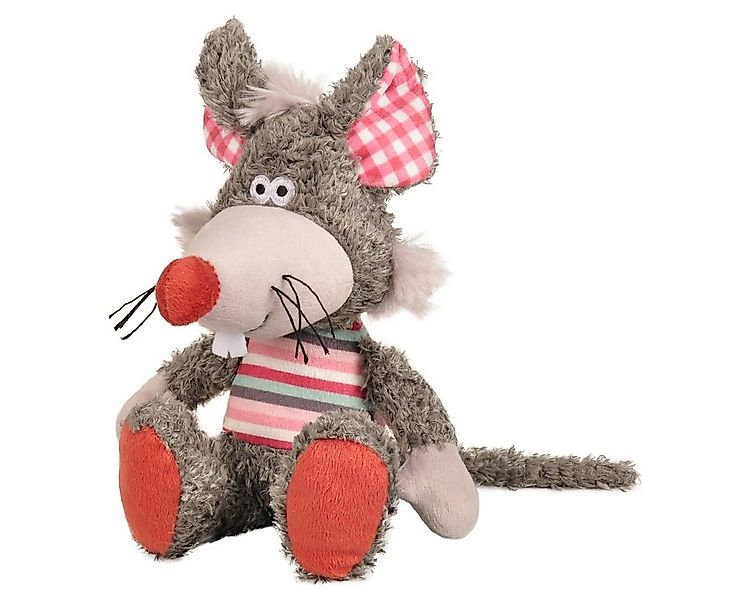 Flamingo Tierkuscheltier Hundespielzeug Molly Maus sitzend günstig online kaufen