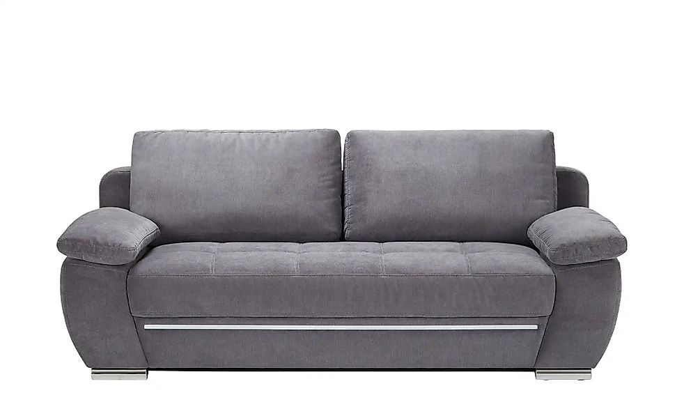 bobb Schlafsofa  Farella LED ¦ grau ¦ Maße (cm): B: 209 H: 88 T: 104.0 Pols günstig online kaufen