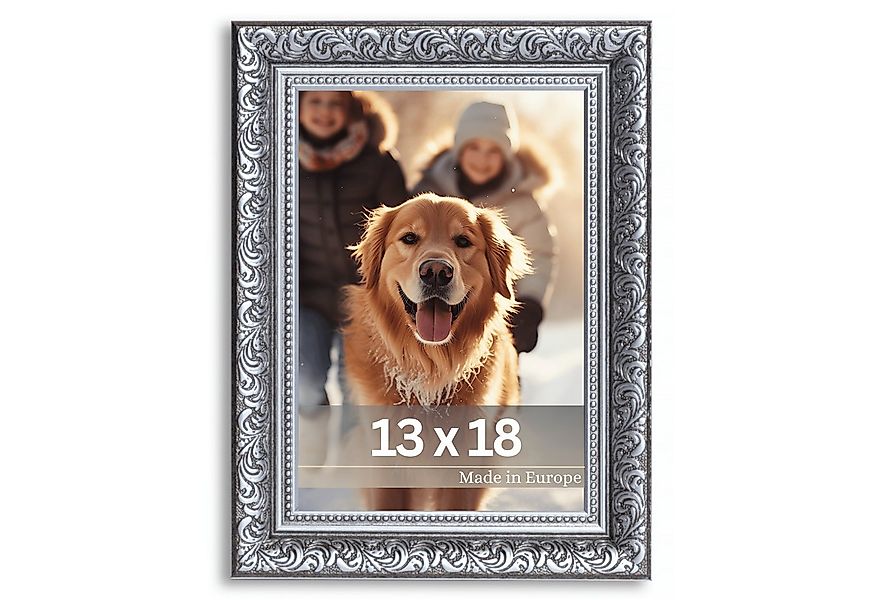 Victor (Zenith) Bilderrahmen Rubens, Bilderrahmen 13x18 cm Schwarz Silber, günstig online kaufen