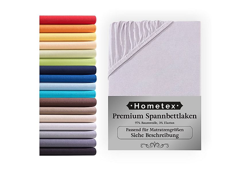 Hometex Premium Textiles Spannbettlaken Premium Boxspringbett Spannbetttuch günstig online kaufen