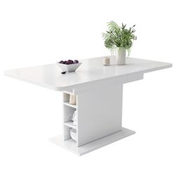 OKWISH Esstisch Esszimmertisch Küchentisch (Kaffee-Freizeittisch erweiterba günstig online kaufen