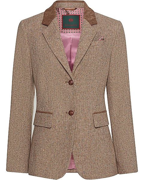 Reitmayer Jackenblazer Fischgrat-Blazer mit Cordkragen günstig online kaufen