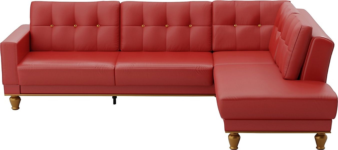 sit&more Ecksofa "Orient 5 L-Form", mit Strass-Stein, wahlweise mit Bettfun günstig online kaufen