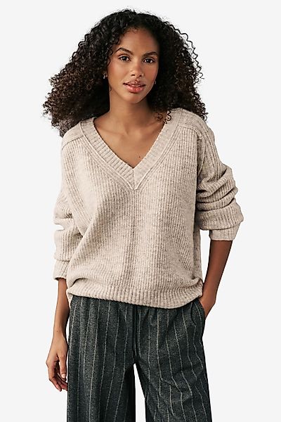 Next V-Ausschnitt-Pullover Weicher Strickpullover mit V-Ausschnitt günstig online kaufen