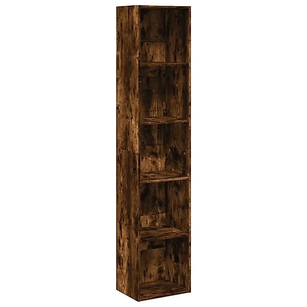 vidaXL Bücherregal Räuchereiche 40x30x189 cm Holzwerkstoff 857889 günstig online kaufen