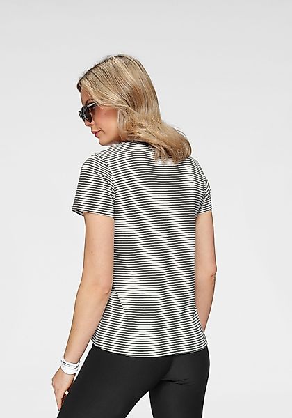 Levis V-Shirt "PERFECT VNECK", mit Mini-Batwing-Logostickerei günstig online kaufen
