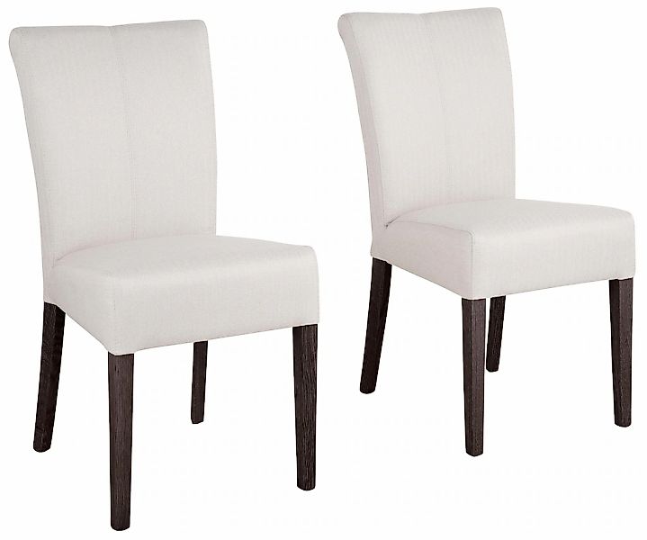 Home affaire Esszimmerstuhl "Queen" (Set) 2 Stk.Beine aus massiver Buche, w günstig online kaufen