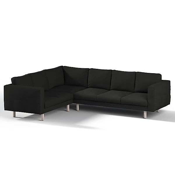 Bezug für Norsborg 5-Sitzer Ecksofa, schwarz, Norsborg 5-Sitzer Ecksofabezu günstig online kaufen