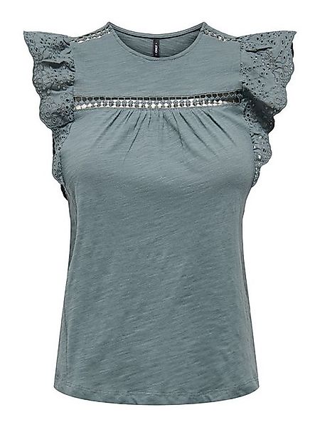 ONLY Kurzarmshirt ONLLEA S/L FRILL MIX TOP JRS günstig online kaufen