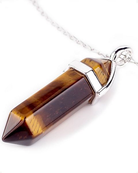 LAVISA Kette mit Anhänger LAVISA Obelisk Edelstein Halskette silber, echte günstig online kaufen