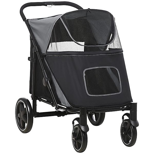 PawHut Hundewagen mit Kissen Faltbar Netzfenster günstig online kaufen
