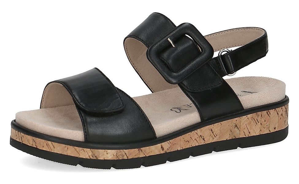 Caprice Keilsandalette, Riemchensandale, Sommerschuh, Klettverschluss unter günstig online kaufen