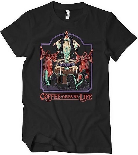 Steven Rhodes T-Shirt Coffee Gives Me Life T-Shirt günstig online kaufen