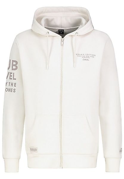SUBLEVEL Hoodie Mit diversen Prints (1-tlg) Sublevel Zip Hoodie Print günstig online kaufen