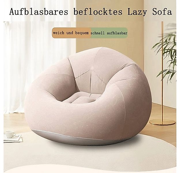 SIKAINI Luftsofa Aufblasbares beflocktes Loungesofa, (Schnell & einfach auf günstig online kaufen