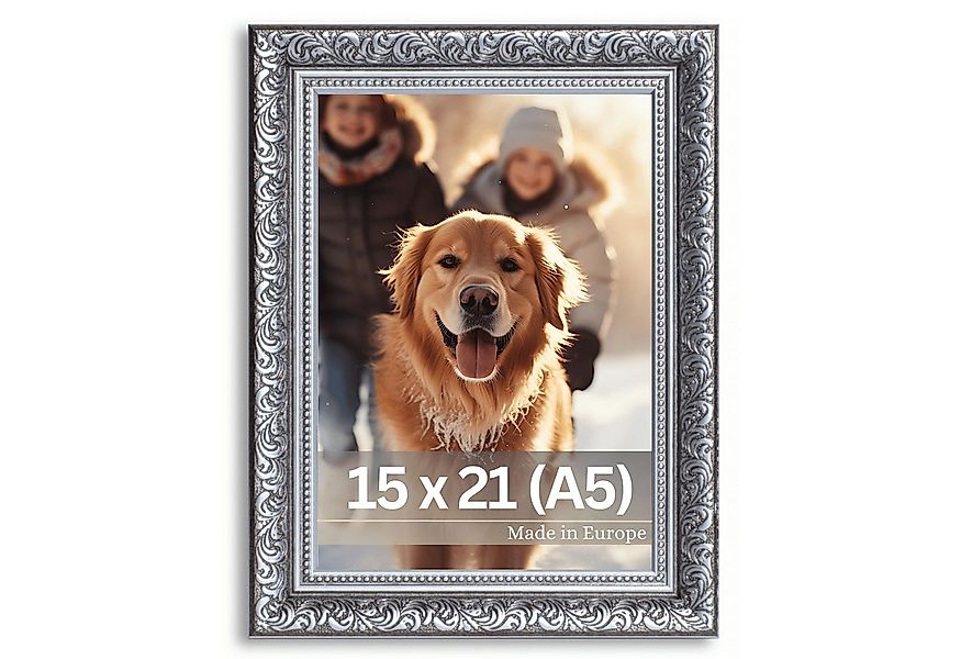 Victor (Zenith) Bilderrahmen Rubens, Bilderrahmen 15x21 cm Schwarz Silber, günstig online kaufen