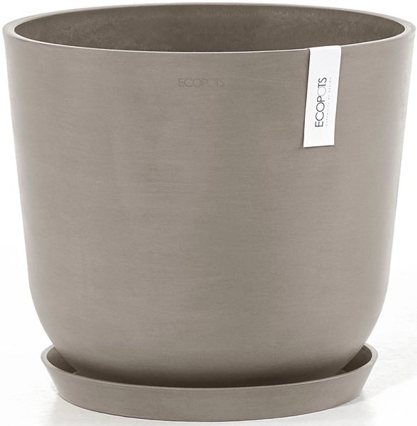 ECOPOTS Blumentopf Oslo 35 Taupe, für günstig online kaufen