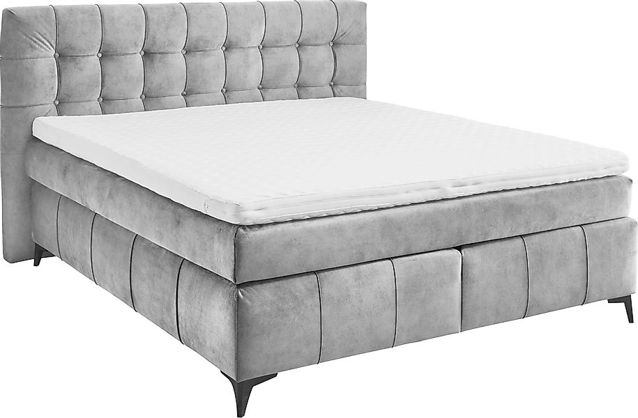 ED EXCITING DESIGN Boxspringbett Oregon, inkl. günstig online kaufen