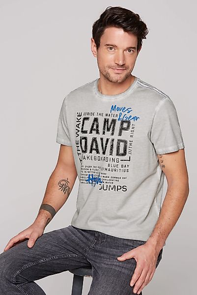 CAMP DAVID Rundhalsshirt, aus Baumwolle günstig online kaufen