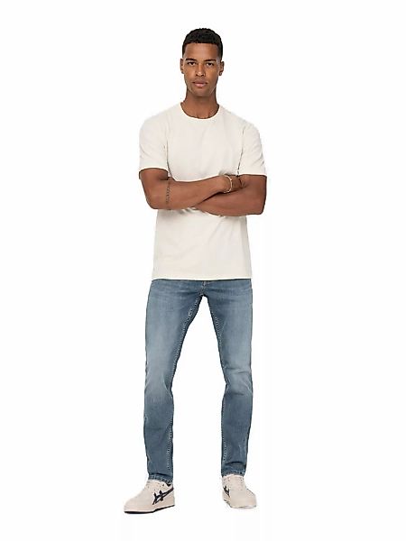 Only & Sons Herren Jeans ONSLOOM SLIM 4604 - Slim Fit - Blau - Dark Blue De günstig online kaufen