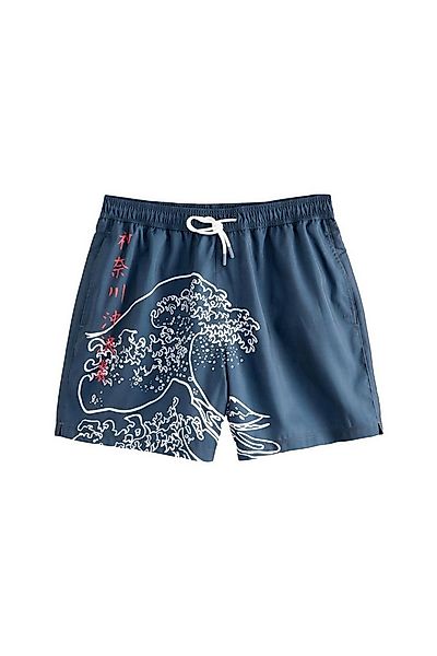 Next Badeshorts Lizenzierte Badeshorts mit Blätter-Print (1-St) günstig online kaufen
