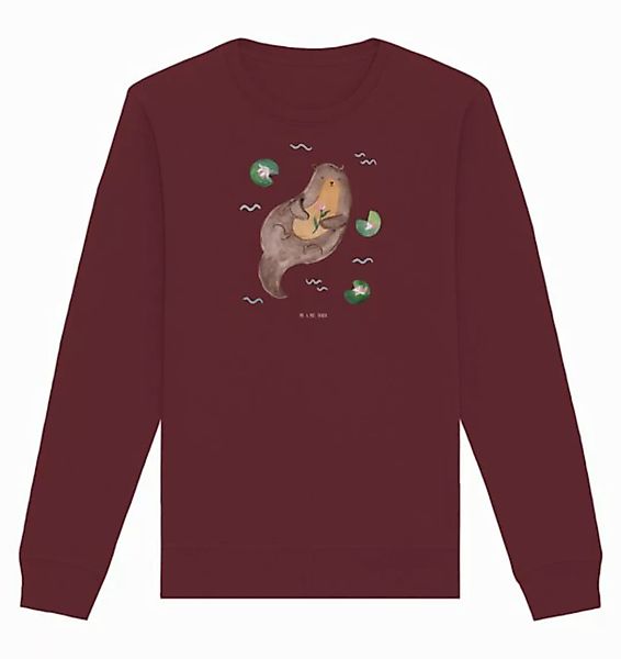 Mr. & Mrs. Panda Longpullover Größe XXL Otter Seerose - Burgundy - Geschenk günstig online kaufen