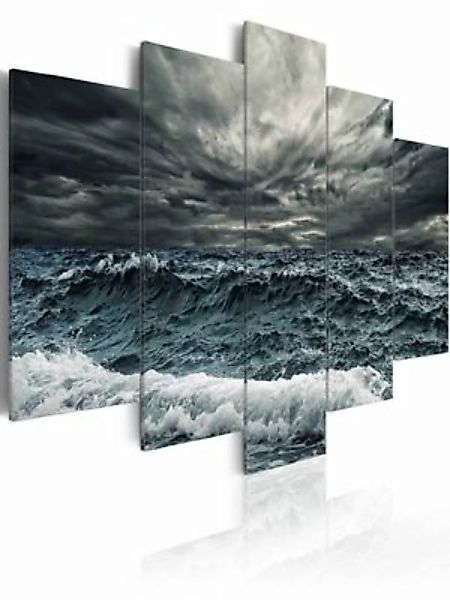 artgeist Wandbild Der Sturm naht graublau Gr. 200 x 100 günstig online kaufen
