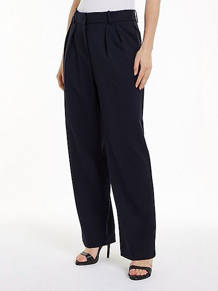 Tommy Hilfiger Webhose MD CORE RELAXED STRAIGHT PANT mit Logostickerei auf günstig online kaufen