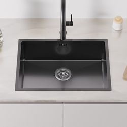 Auralum Max Küchenspüle Edelstahl Einbauspüle 60x44 günstig online kaufen