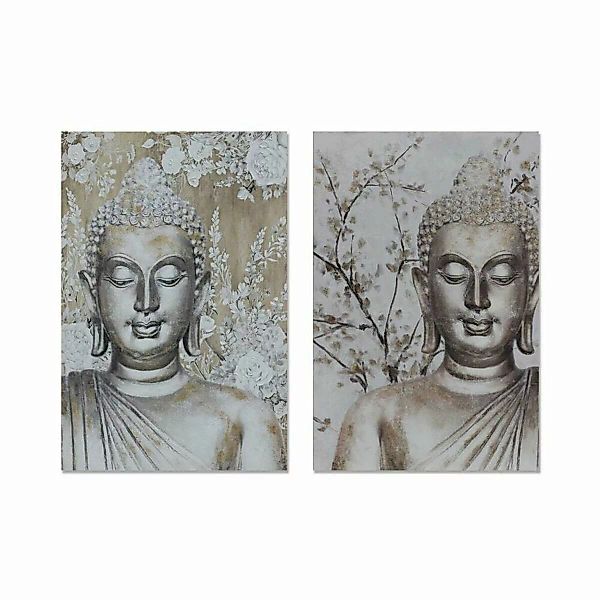 Bild Dkd Home Decor Buddha Orientalisch (80 X 2,8 X 120 Cm) (2 Stück) günstig online kaufen