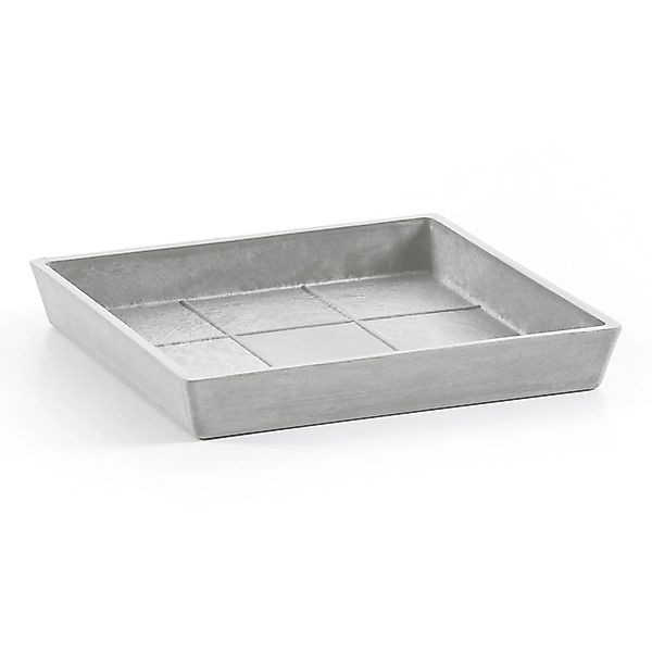 ECOPOTS Topfuntersetzer »Quadratisch 25 Weißgrau« für innen und außen: fros günstig online kaufen