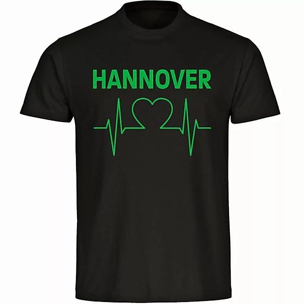 multifanshop T-Shirt Herren Hannover - Herzschlag - Männer günstig online kaufen