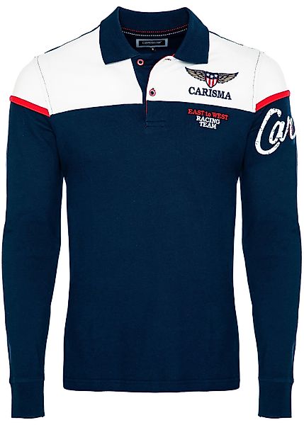 CARISMA Poloshirt (1-tlg) mit Stickerei Rugby günstig online kaufen