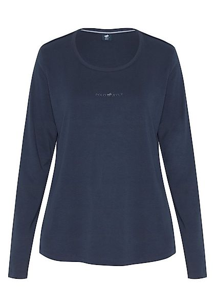 Polo Sylt Langarmshirt im Label-Design günstig online kaufen