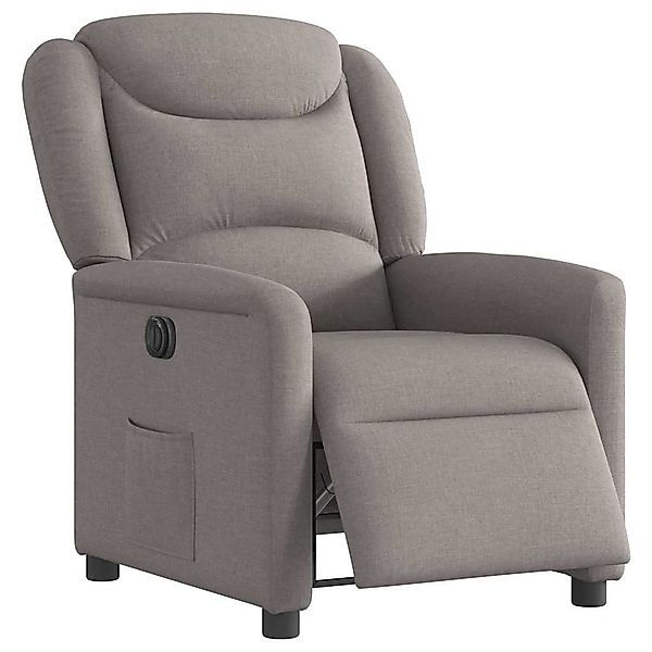 vidaXL Sessel Relaxsessel Elektrisch Taupe Stoff günstig online kaufen