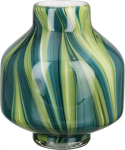 GILDE Tischvase "Verdo, Höhe ca. 16 cm", (1 St.), dekorative Vase aus Glas, günstig online kaufen