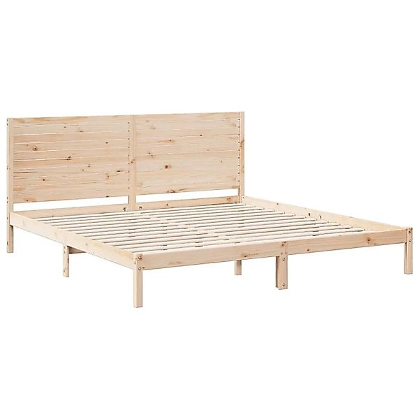 vidaXL Massivholzbett Extra Lang ohne Matratze 180x220 cm 3309317 günstig online kaufen