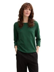 TOM TAILOR T-Shirt Gerippt mit Rundhalsausschnitt günstig online kaufen