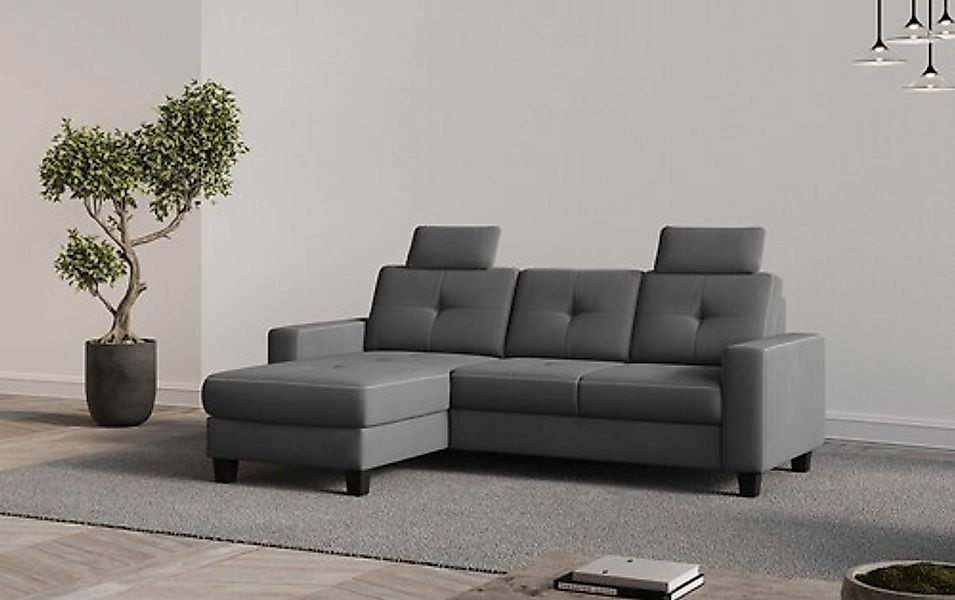 PLACES OF STYLE Ecksofa »Varese« wahlweise mit Bettfunktion und Bettkasten günstig online kaufen