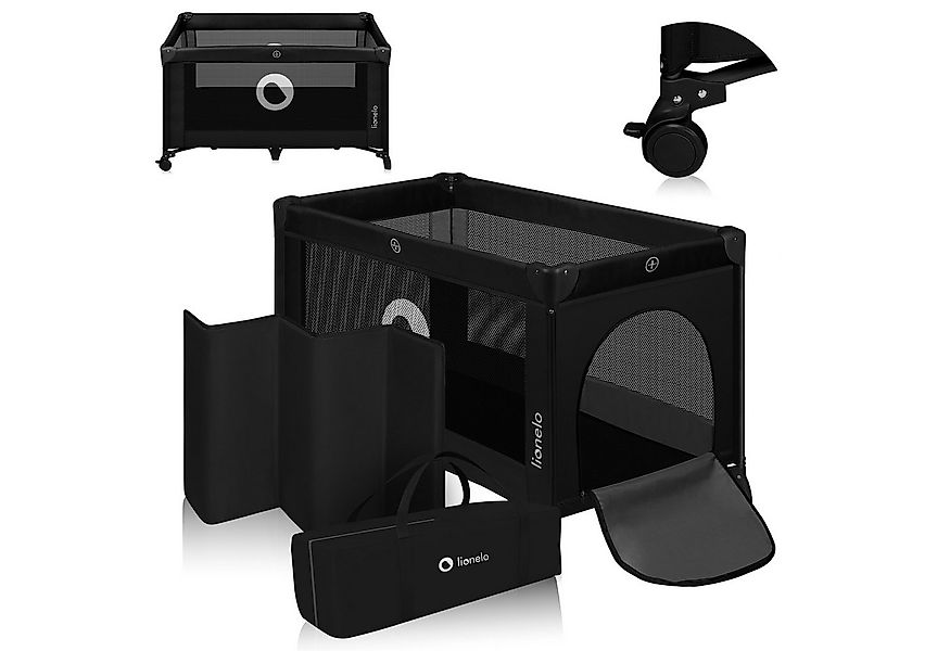 lionelo Baby-Reisebett Stefi, 120x60 cm Tragetasche  Klappbaren  Seiteneing günstig online kaufen