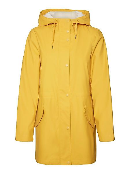 VERO MODA Beschichtete Jacke Damen Gelb günstig online kaufen