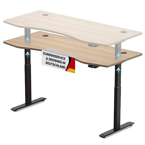 PROMAFIT Arbeitstisch Schreibtisch Stehtisch mit elektrischer günstig online kaufen