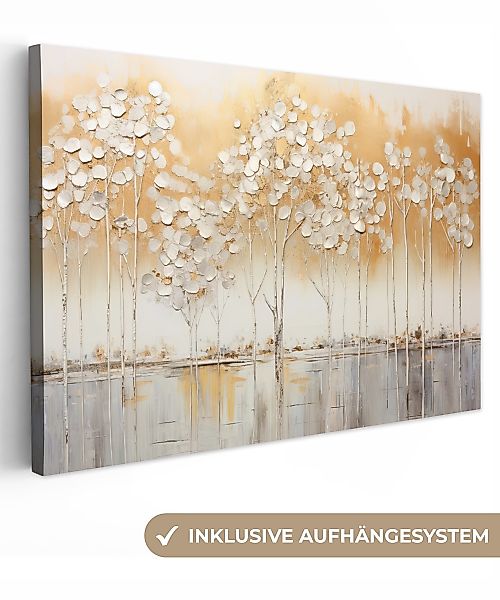 OneMillionCanvasses® Leinwandbild Bäume - Kunst - günstig online kaufen