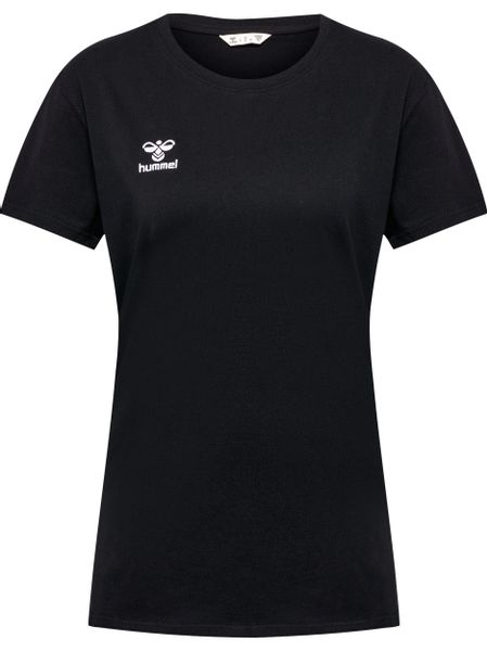 hummel T-Shirt Rundhalsausschnitt gesticktes Logo Regular günstig online kaufen